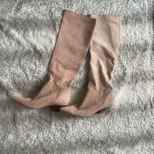 Boots - Nine West - 10 M - blush suede